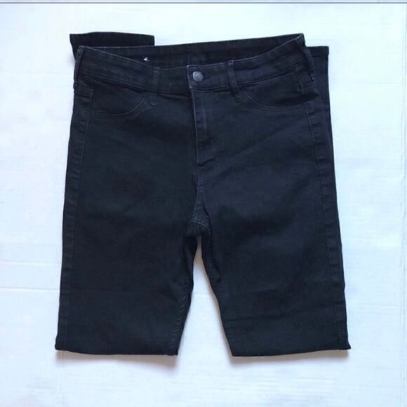 H&M black skinny ankle jeans. Size 25 - Picture 3 of 7